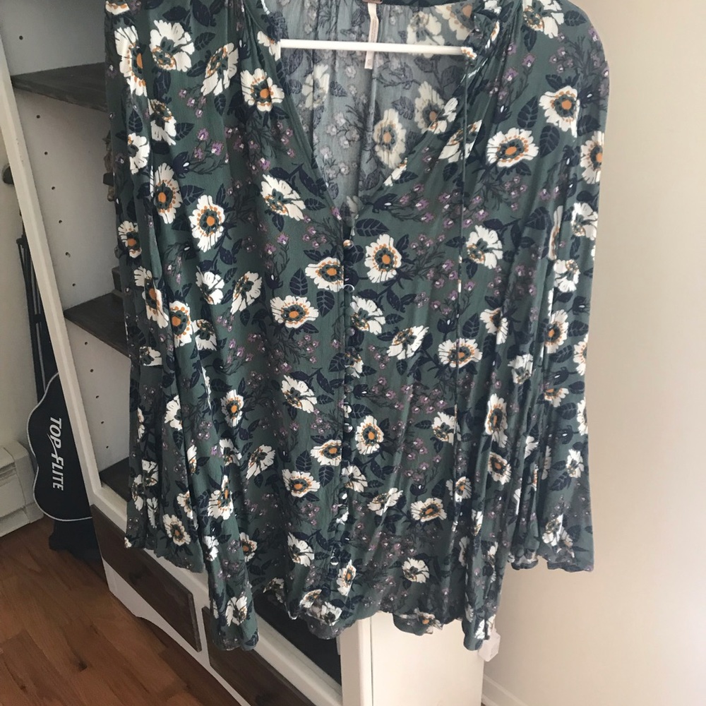 Free People Bell Sleeved Tunic